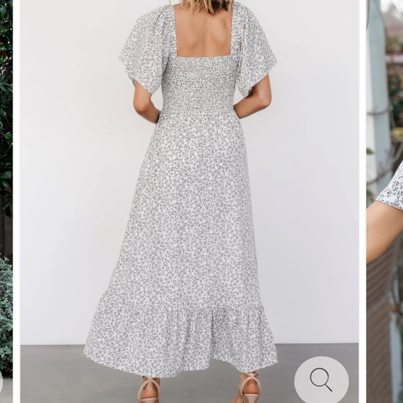 NWT Baltic Born Cassie Smocked Midi Dress - Picture 2 of 4